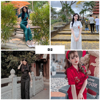 set đồ lam đi chùa thêu hoa vải lụa latin (sale)