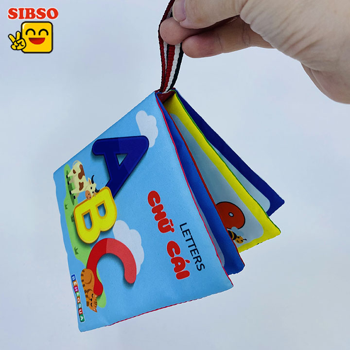 Sách vải kích thích thị giác cho bé C047 - Đồ Chơi Trí Tuệ