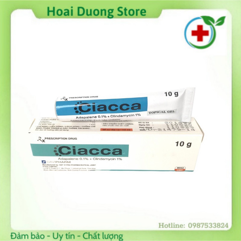 Gel bôi Ciacccaaa. Đánh bay thâm mụn