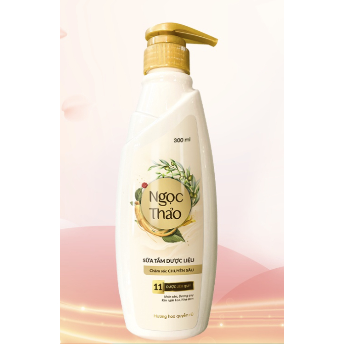 Sữa tắm dược liệu Ngọc Thảo - Chăm sóc chuyên sâu 300ml