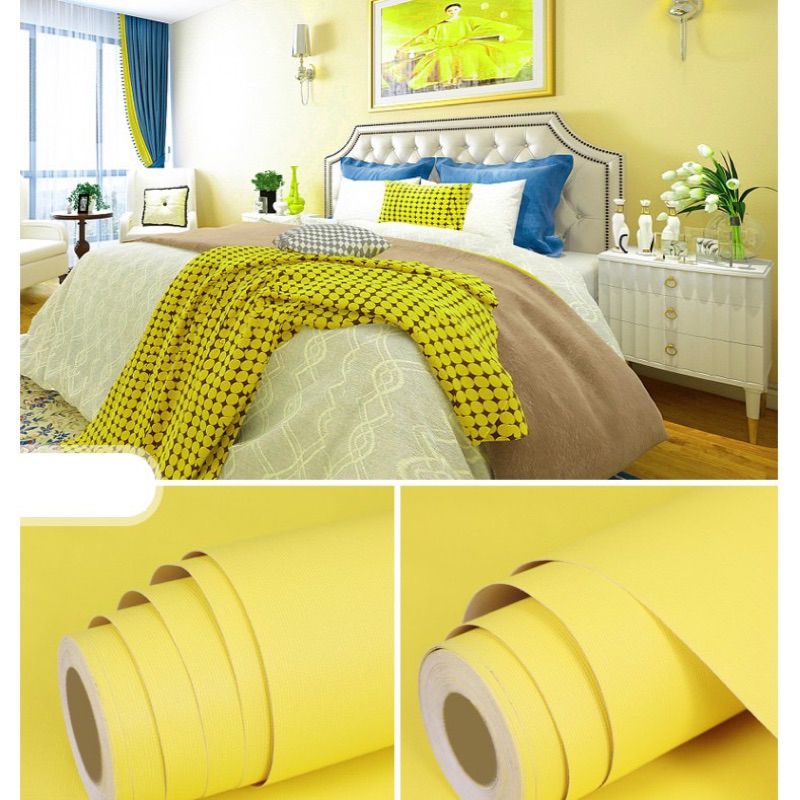 10m Giấy dán tường đơn sắc, nhiều màu.