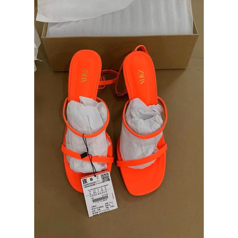 ORDER 💜 ZR Giày cao gót quai dây ngang mảnh gót nhọn 9cm