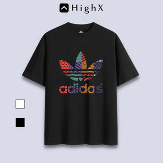 Áo Phông Nam Thể Thao Tay Ngắn Form Basic Cơ Bản HighX Hình Lá A02-Đen