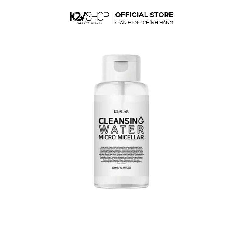 Nước Tẩy Trang Vi Sinh KLALAB Cleansing Water Micro Micellar 300ml  - K2V Shop