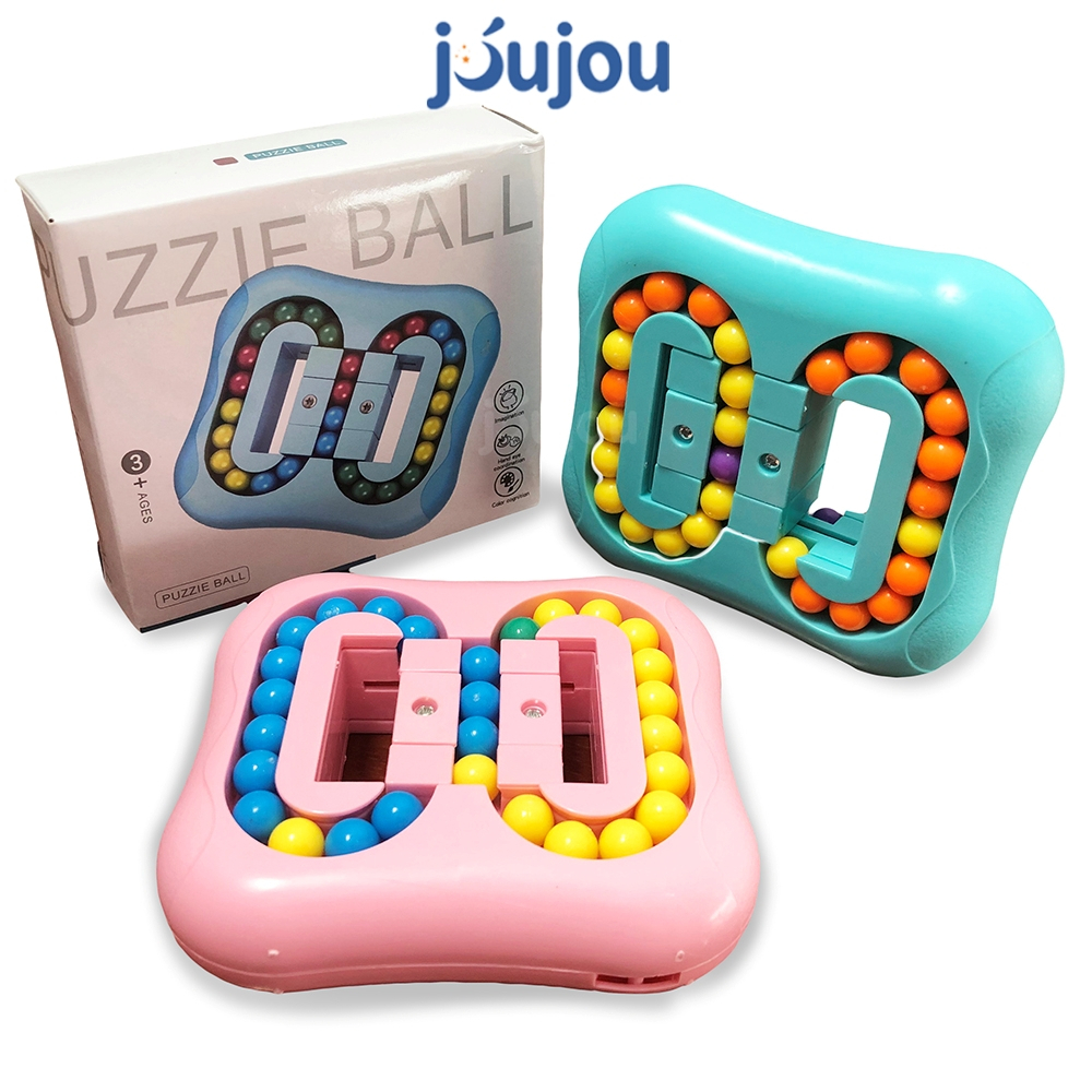 Đồ chơi xếp bi rubik JuJou let's play tăng khả năng tư duy của bé chất liệu nhựa ABS an toàn tuyệt đối cho trẻ