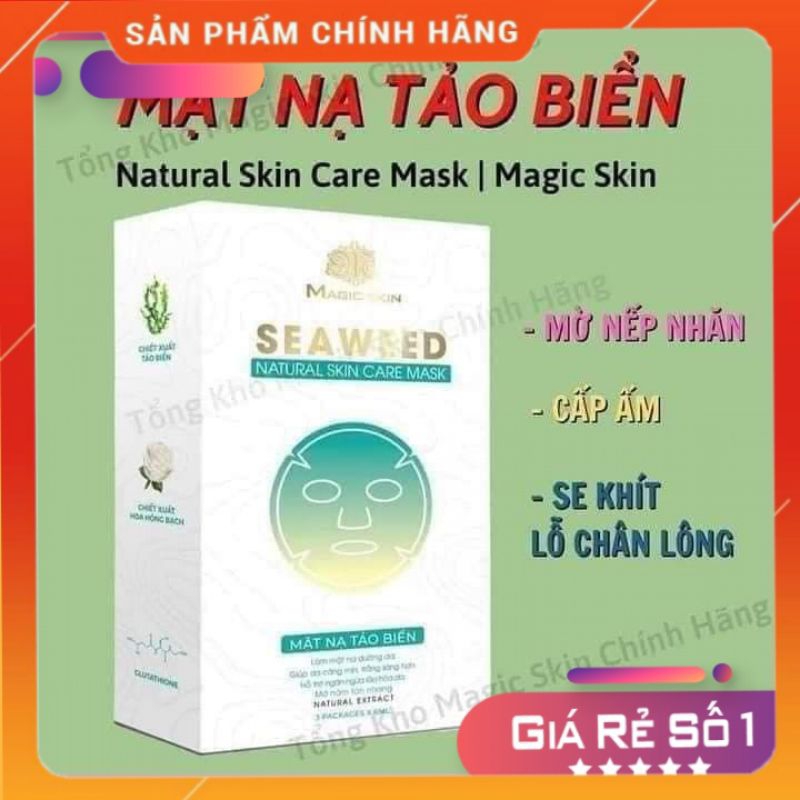 MẶT NẠ TẢO BIỂN(HỘP 3 GÓI)