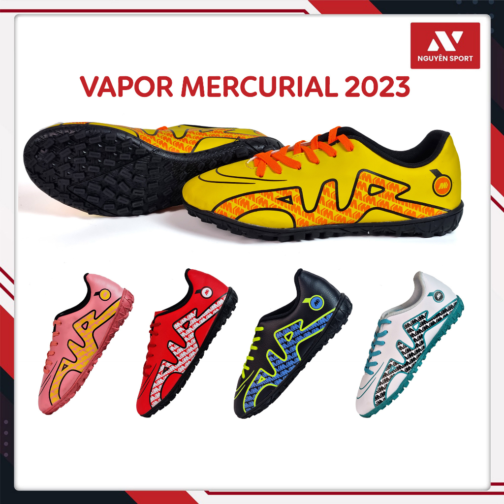 Giày bóng đá nam nữ Zoom Vapor Mercurial Fly 9 Air đế cao su có khâu full đế_Giày đá bóng giá rẻ sân nhân tạo