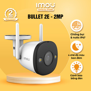 Camera Wifi ngoài trời Imou Bullet 2E (2MP) I IPC-F22FP I Chống nước IP67