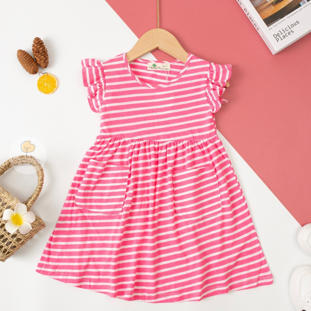 Váy xinh LITIBABY cho bé từ 9 - 30kg , hình in đẹp sắc nét
