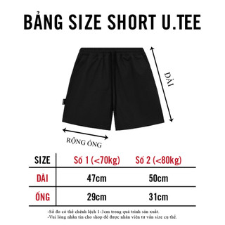 Quần Short Kaki Cotton UTEE STUDIO Form Unisex