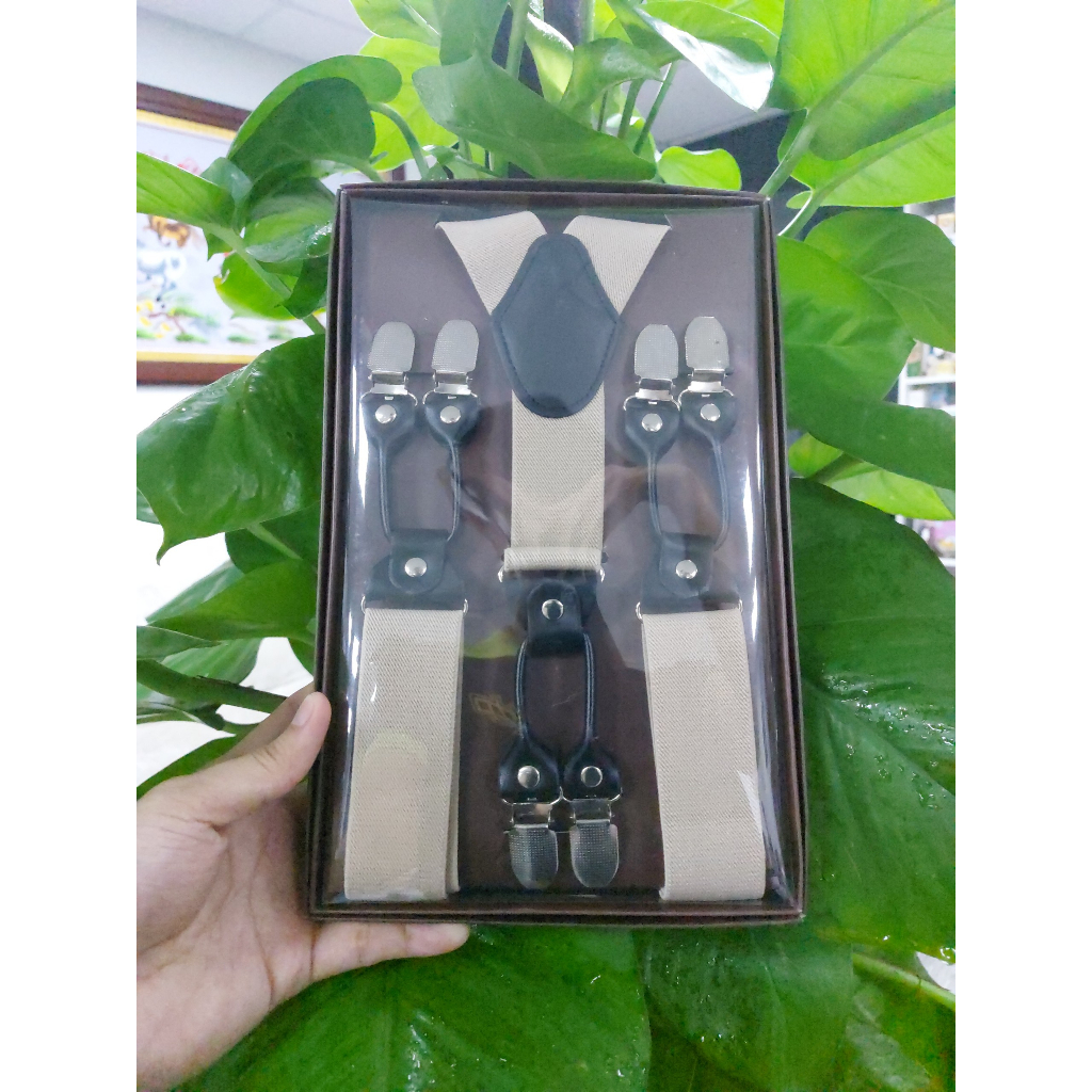 Dây đeo quần nam chữ Y bản 3cm - dây yếm quần nam cao cấp