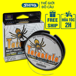 Dây Cước Câu Cá Tàng Hình TARANTULA 100 Mét - Dây Cước Câu Cá Siêu Bền - Đủ Size Shiwa
