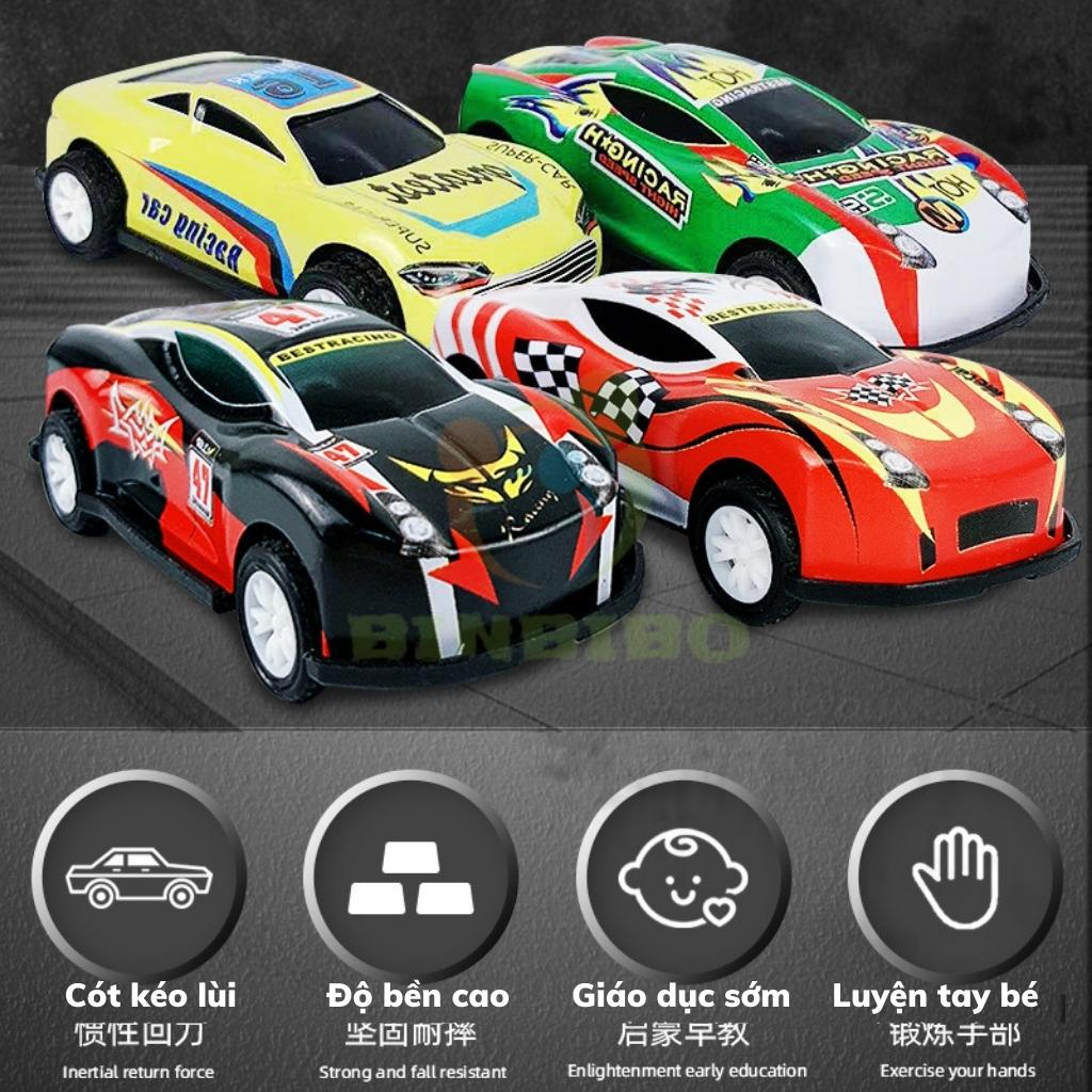 Xe ô tô mini bằng hợp kim chạy cót nhiều màu sắc cho bé