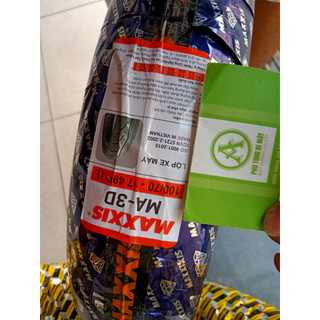 Vỏ Maxxis 100/70-17 3D ( hình chụp trực tiếp )