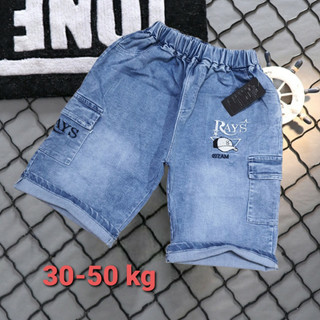 Quần ngố bò bé trai size đại/ quần ngố jean cho bé chất đẹp