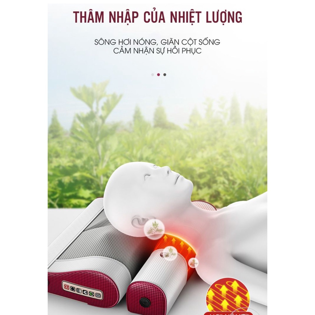 Máy Massage Cổ Okato SEKA SK-P55, Gối Massage - Bảo hành 12 tháng