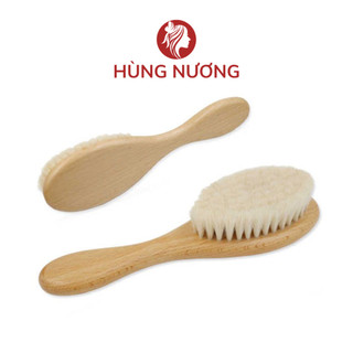 Chổi phủi tóc nam barber cán gỗ dùng để phủi tóc khi fade hay phủi sạch tóc dính sau khi cắt