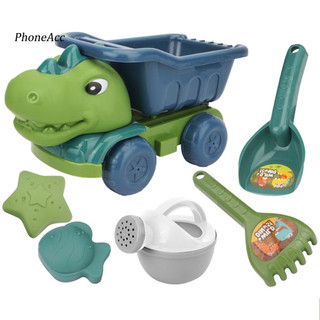 Bộ đồ chơi xúc cát, xe Ben Khủng Long chở cát