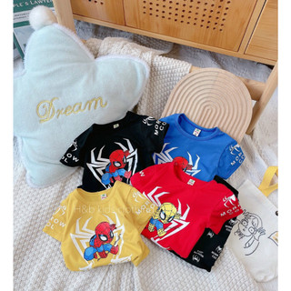 combo 5 bộ siêu nhân cho bé trai chất cotton 100% mền mát an toan cho da của các bé