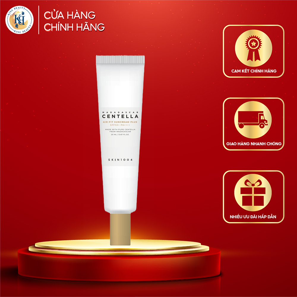 [MINI SIZE] Kem chống nắng Skin1004 Madagascar Centella Airfit Suncream Plus SPF50+ PA++++ 20ml