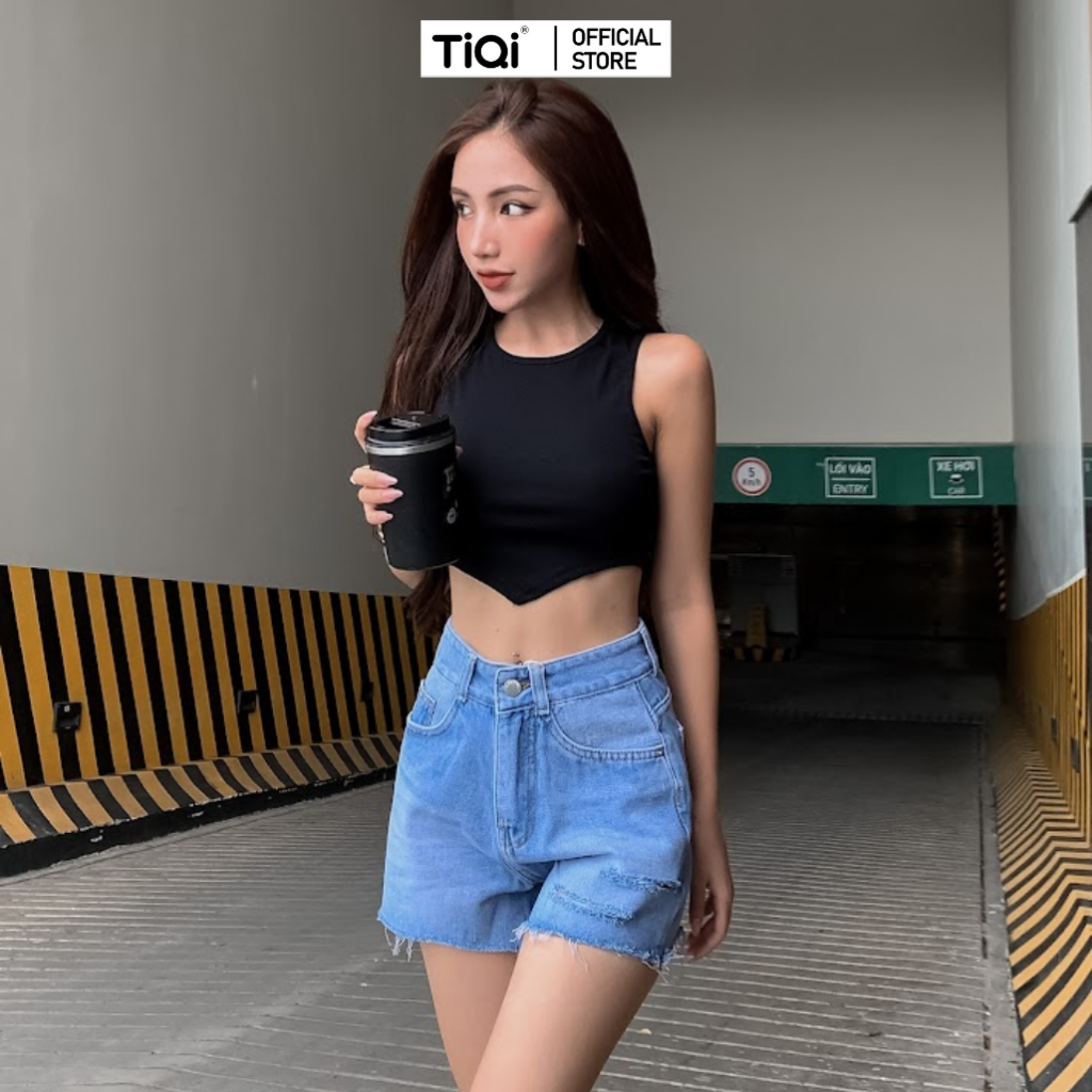 Quần Short Jean Nữ TiQi Jeans S1-486