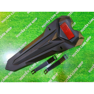 Dè sau / đuôi biển số raider fi kiểu fz + pát sắt chống rung