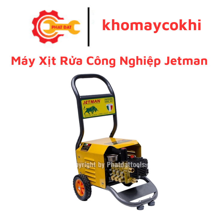 Máy Xịt Rửa Công Nghiệp Jetman PCA2200A - Máy Rửa Xe Công Suất Lớn 2200w - Bảo Hành 12 Tháng