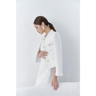 set váy dạ tweed dáng ngắn