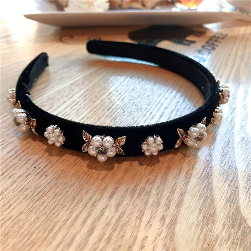 Băng đô cài tóc Thiết Kế đính Hoa Cao Cấp Kiểu pháp Tinh Tế