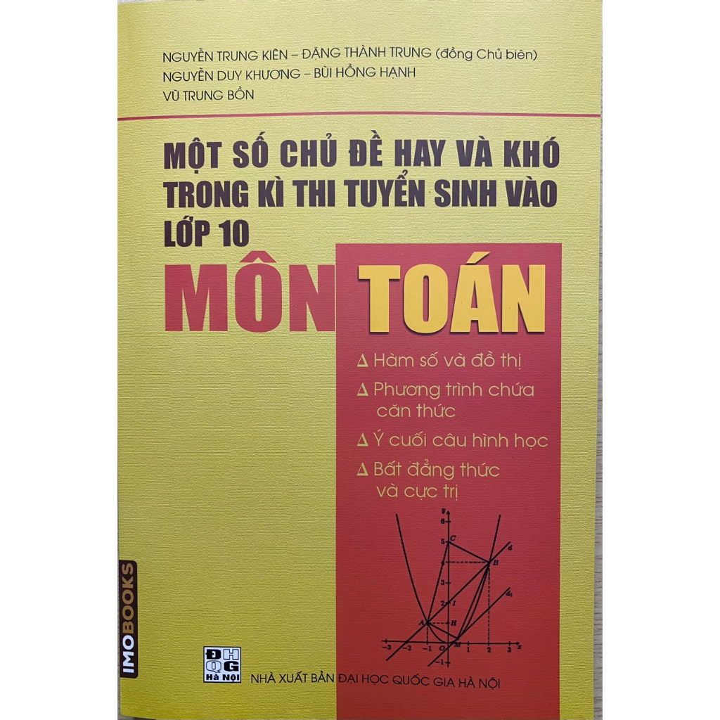 Sách - Một số chủ đề hay và khó trong kì thi tuyển sinh vào lớp 10 môn Toán