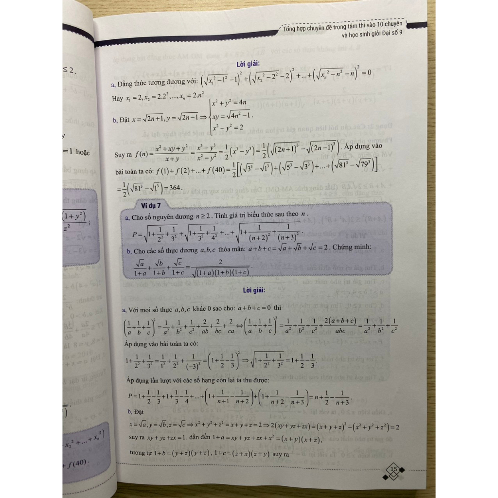 Sách - Tiếp cận toán chuyên ôn thi vào lớp 10 phần Đại số