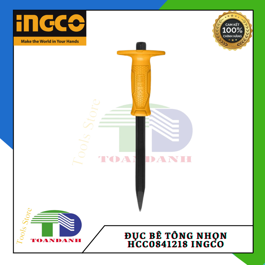 Đục bê tông nhọn HCC0841218 INGCO