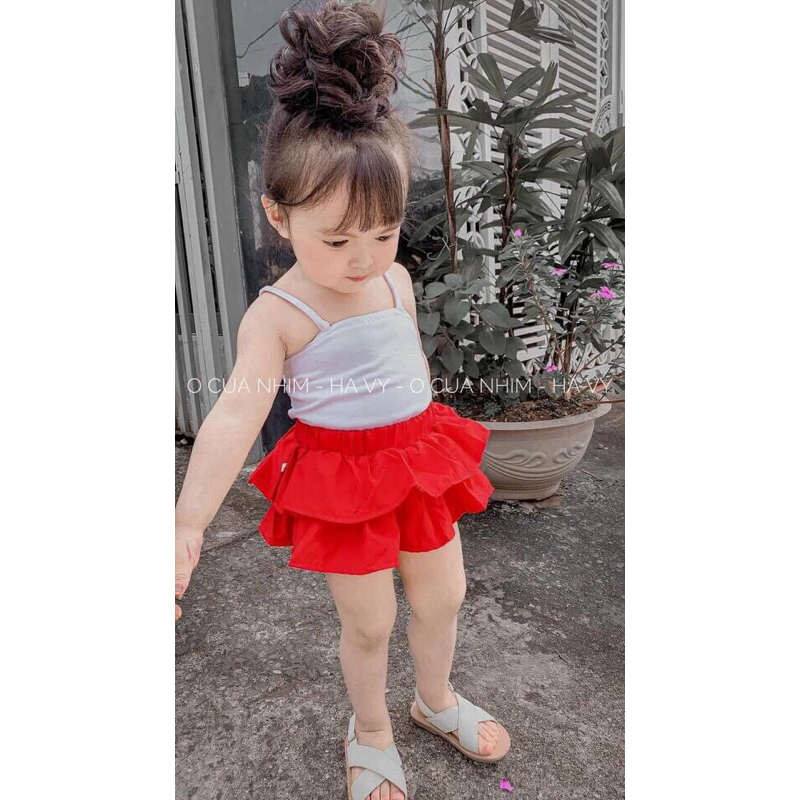 Sét quần 2tầng giả váy