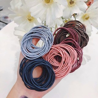[Đẹt Ti Ny] Set 5 Dây Buộc Tóc Mix Màu Lộn Xộn