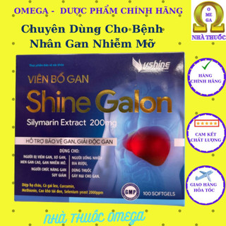 Viên bổ gan shine galon - chuyên dùng cho bệnh nhân gan nhiễm mỡ
