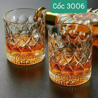 Bộ 6 cốc thủy tinh trắng thẳng 300ml #3006