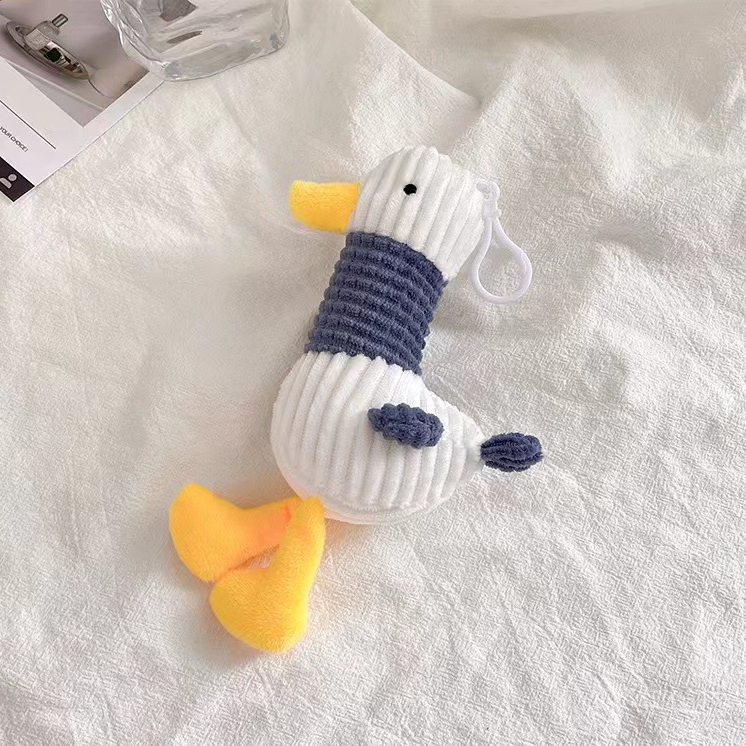 Móc khóa vịt quàng khăn, móc cài balo, túi xách, chìa khóa
