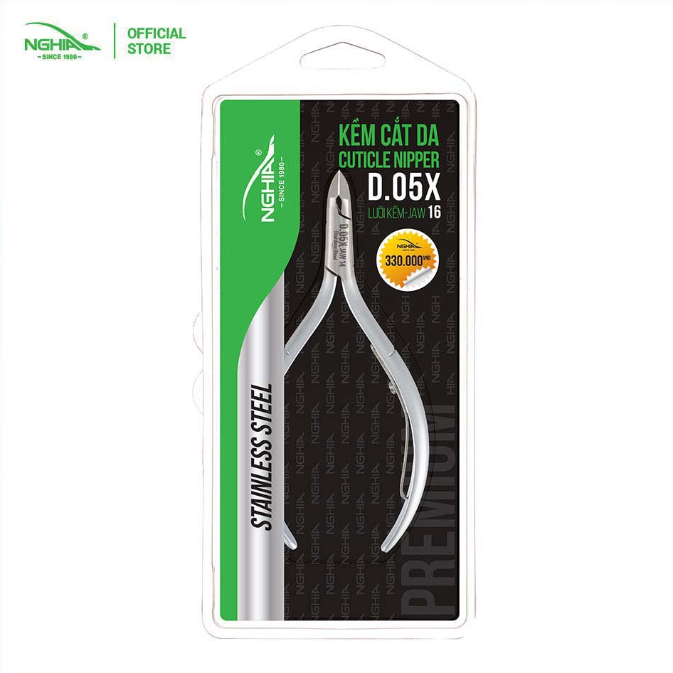 Kềm Cắt Da Thép 3 Mang Tròn Không Gỉ KỀM NGHĨA D.05X