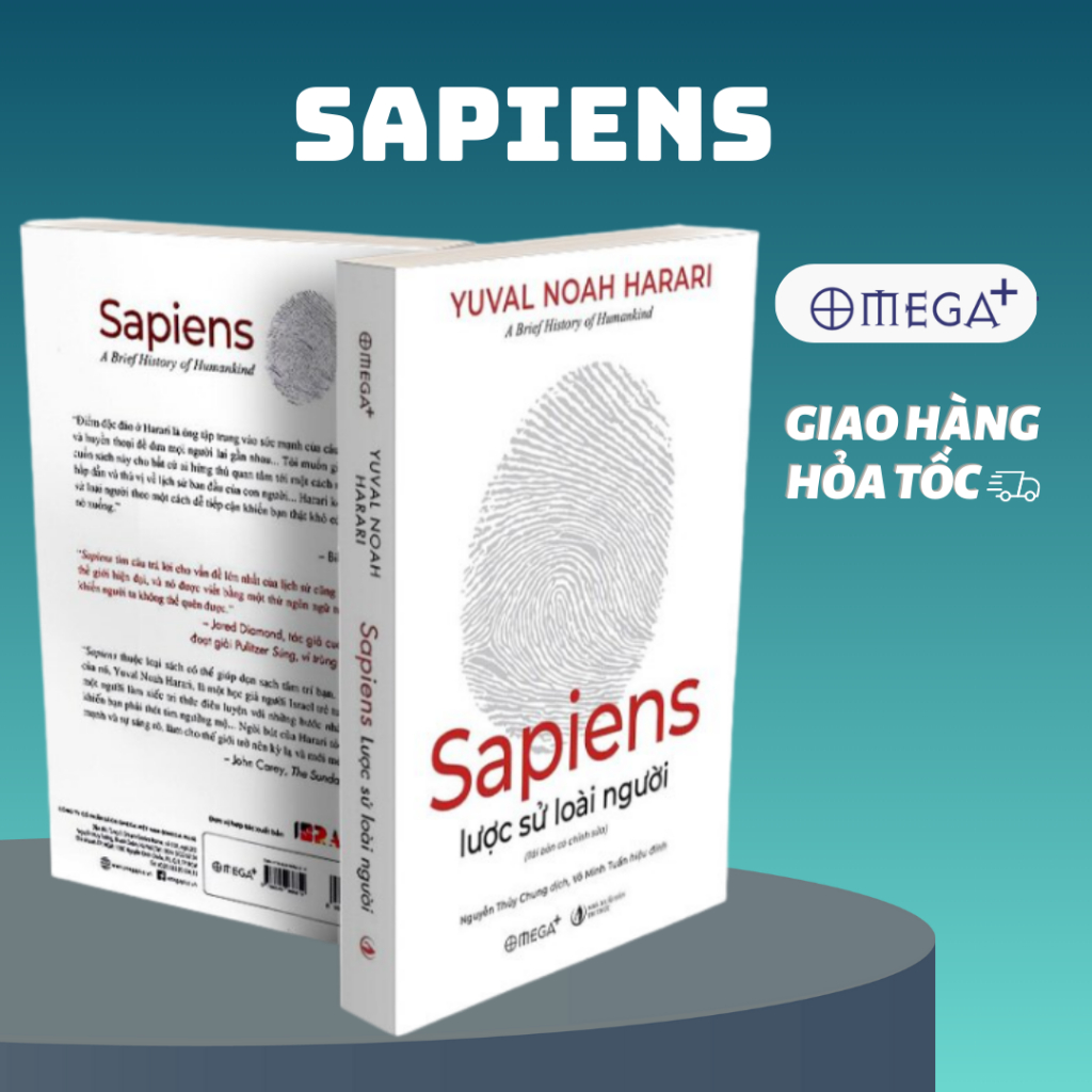 Sapiens - Lược Sử Loài Người: cuốn sách đã định hình tư duy của các tỷ phú trên thế giới - Yuval Noah Harari Omega Plus | BigBuy360 - bigbuy360.vn