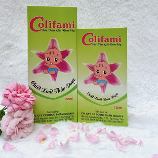 Sữa tắm gội rôm sảy colifami 125ml - 220ml