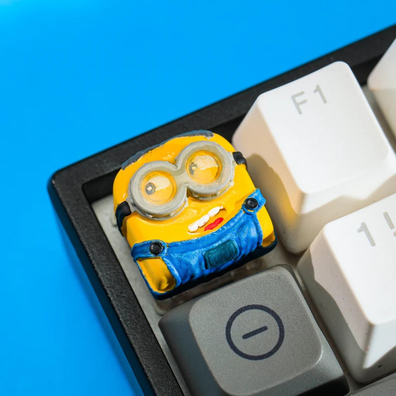 Nút Keycap Minions Siêu Cute Dành Cho Bàn Phím Cơ