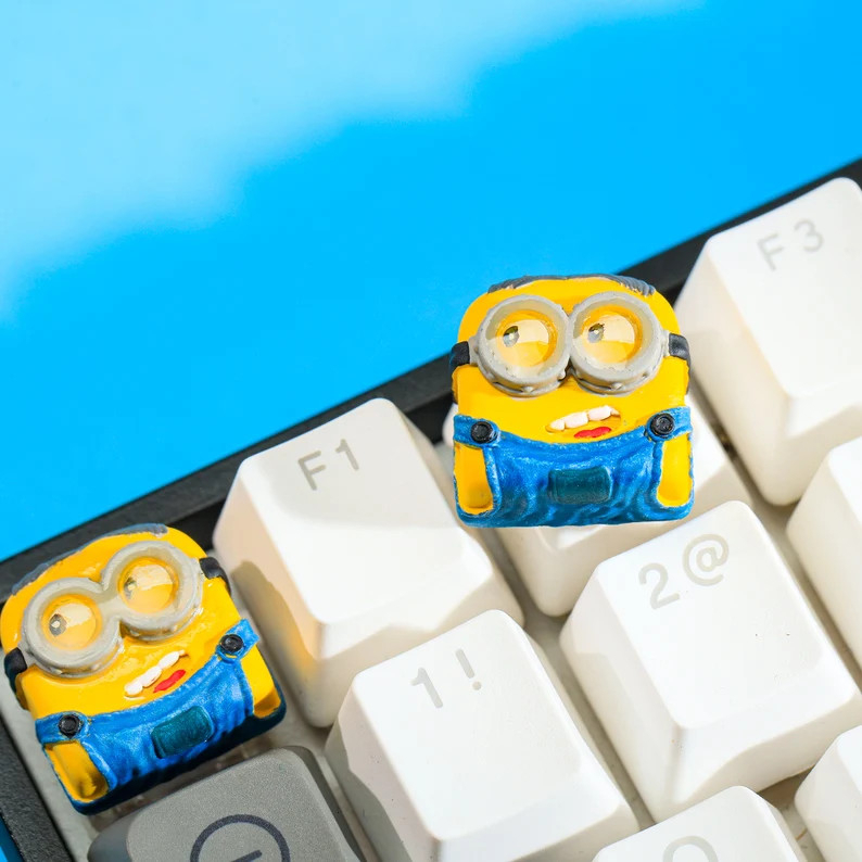 Nút Keycap Minions Siêu Cute Dành Cho Bàn Phím Cơ