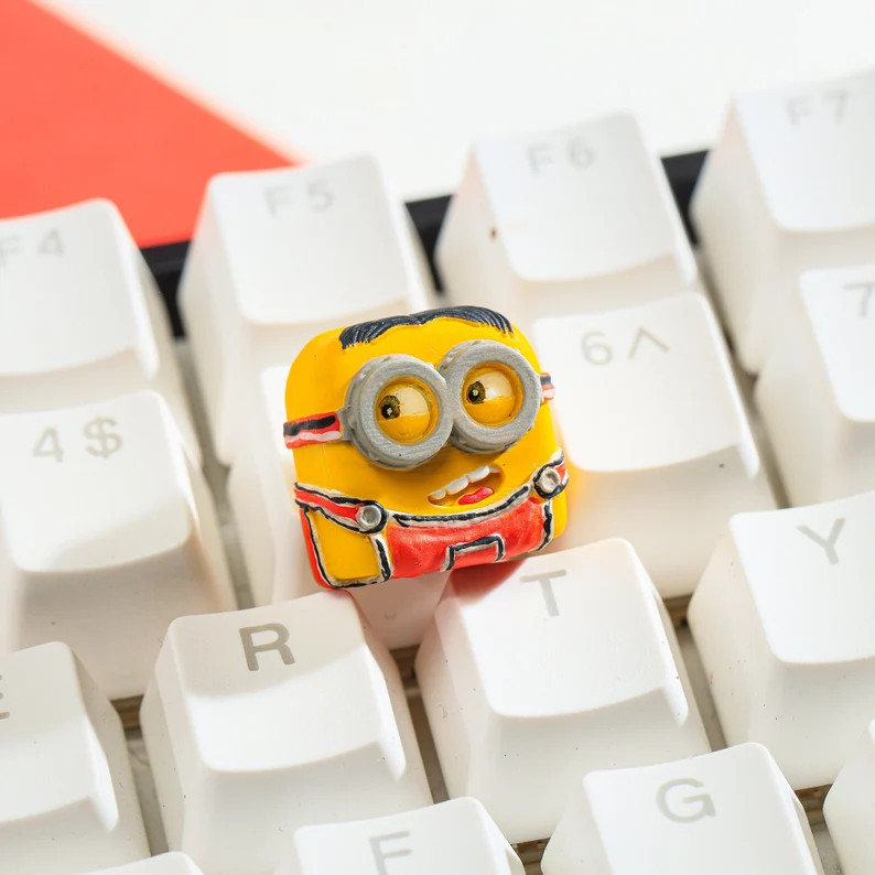 Nút Keycap Minions Siêu Cute Dành Cho Bàn Phím Cơ