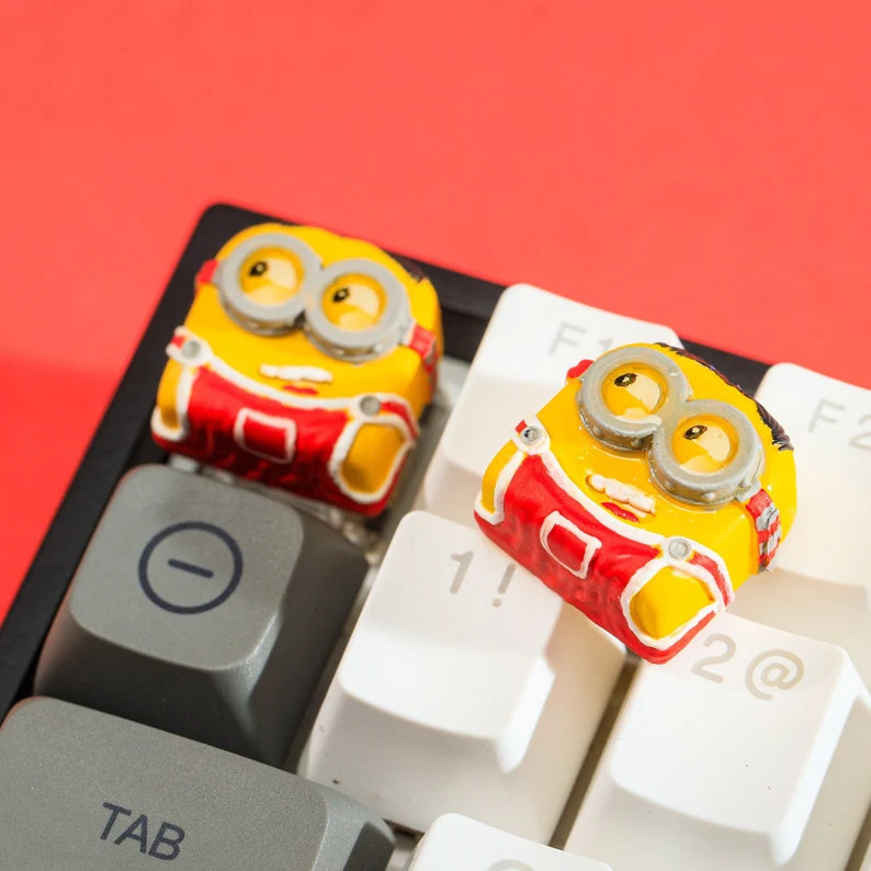 Nút Keycap Minions Siêu Cute Dành Cho Bàn Phím Cơ