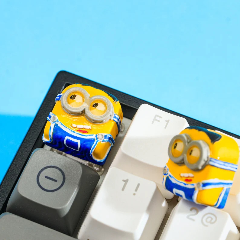 Nút Keycap Minions Siêu Cute Dành Cho Bàn Phím Cơ