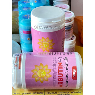 Kem siêu kích trắng arbutin hồng 500g