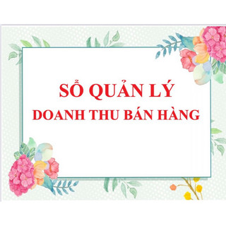 Sổ quản lý doanh thu A4