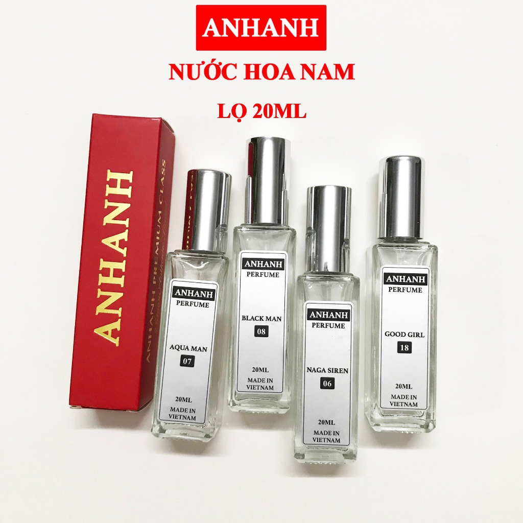 ✅ Tinh dầu Nước Hoa Nam ANHANH thơm lâu 6-8 tiếng - nam tính, mạnh mẽ, quyến rũ, thích hợp đi học đi làm đi chơi