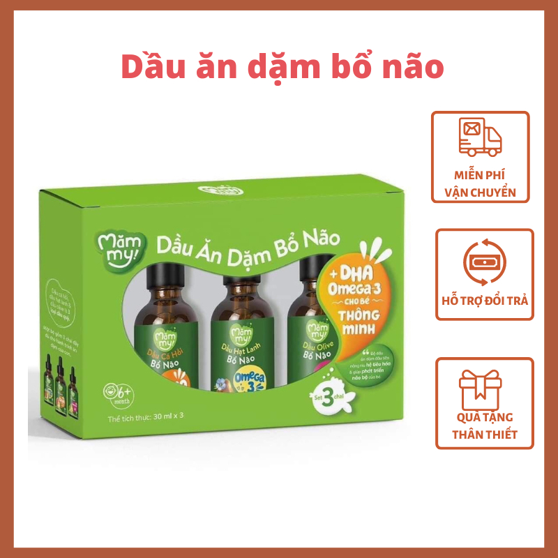 Bộ 3 chai dầu ăn dặm Mămmy