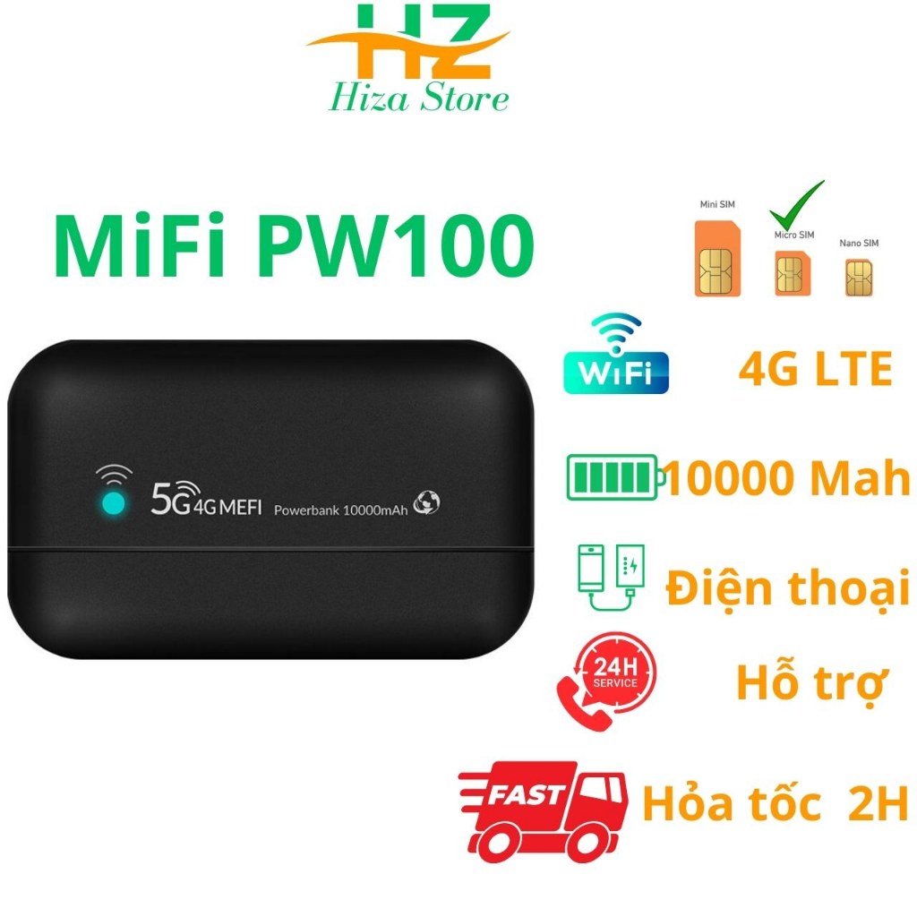 Cục phát 4G Olax MF6875, Olax MT10, Olax MF982, OLax MT20 tốc độ 150mpbs. bộ phát 4G thành sóng wifi pw100 pin 10000mah